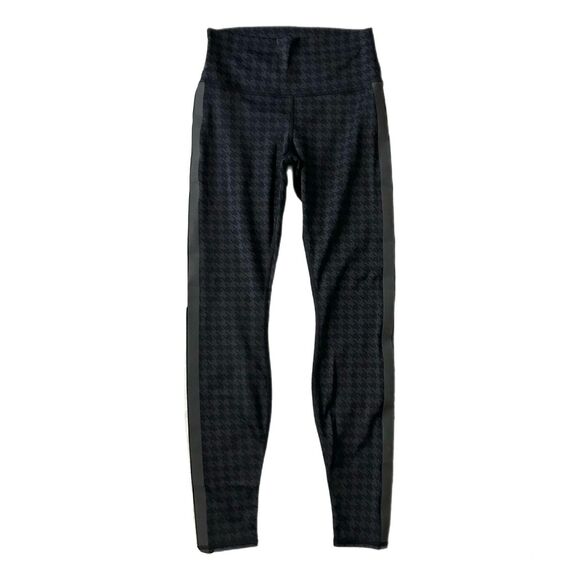 Alo Yoga Houndstooth High Waist Leggings in Black and Brown Size Medium - Picture 1 of 6